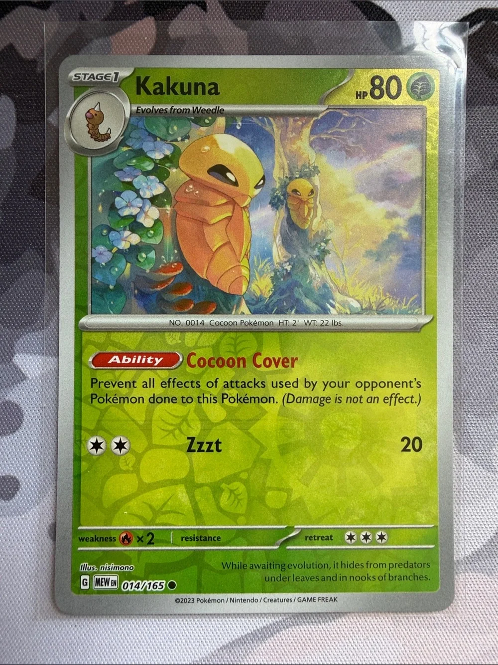 Weedle, Kakuna & Beedrill Pokémon Evolution Reverse Holo Lot 🐝 | 4 Cards ✨5/$25